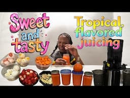 Tropical flavor,  juicing