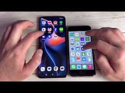 2022 iphone SE Vs 2025 Moto Razr Speed Test Comparison