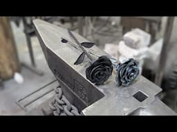 Jumping into Metalwork | Making a Steel Rose as a Noob That's Just Getting Started