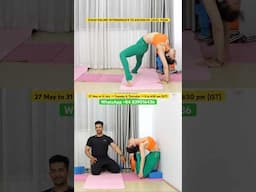 Registration is ON #yoga #advancedyoga #onlineyogatraining