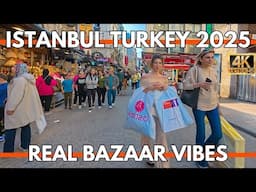 Real Life Bazaar Vibes | Shopping & Street Life in Istanbul Turkey 2025