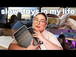 Slow Days in My Life: conversations about burnout, reading, crochet projects, and taking it slow!