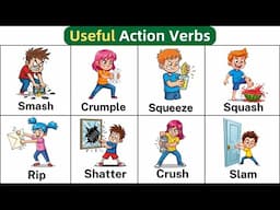 Everyday Action Verbs | Common English Words | Learn English Vocabulary