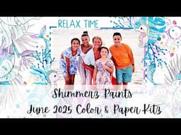June Kit Unboxing & Gorgeous Layout - Shimmerz Paints
