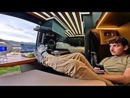 VANLIFE Camping on a river | Made Fresh Poké & Fly Fishing