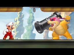 New Super Mario Bros. U Deluxe - 100% Walkthrough Part 11 Gameplay - Rock-Candy Mines-Castle Roy