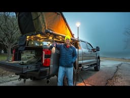 Exciting changes coming! Another cold and rainy overnight solo trip in my F250.