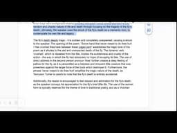 Example Grade 9 Cambridge iGCSE Poetry Essay!