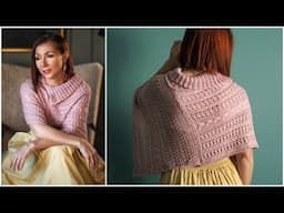 Grab These Goodies Now! The Fabulous Knitted Orli Poncho Pattern + 5 FREE Patterns!