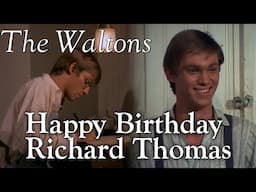 The Waltons - Happy Birthday Richard Thomas  - behind the scenes with Judy Norton