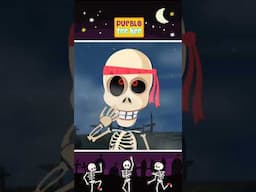 💀 Groove Esqueleto - Chumbala Cachumbala #shorts #spooky #halloween #kidssong