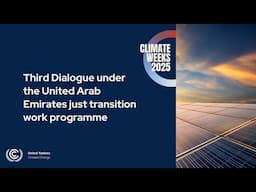 Breakout Room 2 - Third Dialogue under the UAE just transition work programme