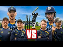 PRO vs VILLAGE Cricketers: Who can score 100 runs the FASTEST?! ft Glamorgan Cricket