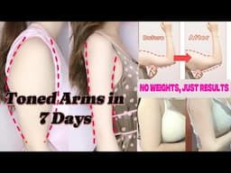 Top Exercise for Girls | Toned Arms in 7 day , No Weights, Just Results at Home