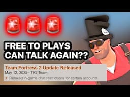 (livestream) today's TF2 update: F2Ps can talk again??!