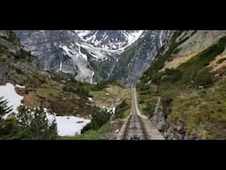 Ascending the Gelmerbahn (Swiss Alps)