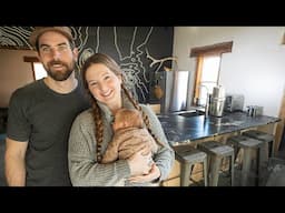 Finishing our Off Grid House with a Newborn Baby