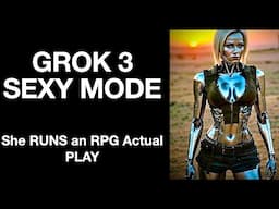 SEXY Grok 3 Ara Runs an RPG #5 ‘Gully Fight Resolution’ ACTUAL PLAY Apocalypse Wasteland