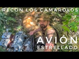 Encontramos avión ambulancia estrellado en la Sierra de los Camarolos.