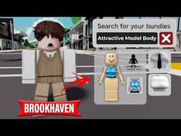 NEW UPDATE!! & FREE HACK to Get an ATTRACTIVE MODEL BODY in Brookhaven!🏡RP!(ROBLOX)