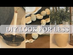 Look for Less: Easy & Affordable High End Decor DIYs + Thrift Makeovers