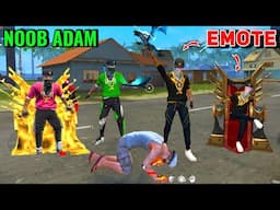 Noob Adam को दिखाया Emote 😤 Golden Hip Hop Squad 🥺 Phir देखो Kya हुआ ⚡😈 Garena Free Fire🔥 Y GAMING
