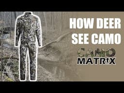 How to Choose the BEST Camo According to Deer Vision: Camo Matrix