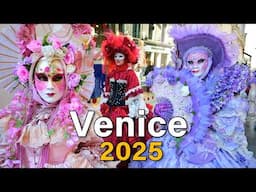 Venice 2025 Carnival 8K AMAZING Costumes and Opening Parade