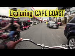 Exploring Cape Coast: Cycling through City Center & Downtown Kingsway