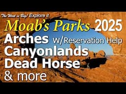 Detailed guide Moab Area - Arches & Canyonlands National Parks, Dead Horse Point Fisher Towers more