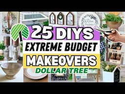 25 ‘Extreme Budget’ Dollar Tree DIY Home Decor Ideas That Will Transform Your Home!