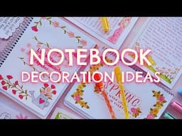 BORDER DESIGNS for PROJECT, FRONT PAGE, DIARY...✨ DECORATION IDEAS FOR NOTEBOOK