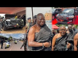 Oh Asanteman y3 Unique❤️Watch How Otumfou Osei Tutu || Arrives At Asante Mampong For the Funeral🎊