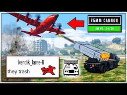Teaming Up Trolling SALTY Cargo Griefers on GTA Online!!