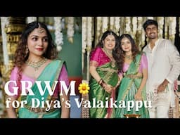 GRWM for Ozy’s Valaikappu | Hansika Krishna