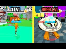 MAX LEVEL in Obby Evolution: Eat Grow Hole Game