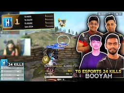 TG ESPORTS 24 KILLS🥶🥵 BOOYAH IN TOURNAMENT | LAST MATCH DOMINATE | MAFIA , DELETE , CYBER , INSANE