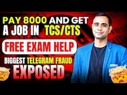 TCS & Cognizant Get Job in 8000Rs | Biggest Job & Exam Fraud Exposed