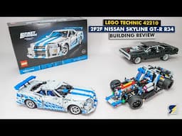 LEGO Technic 42210 2 Fast 2 Furious Nissan Skyline GT-R R34 detailed building review
