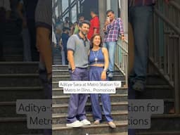 #adityaroykapur and #saraalikhan promotions #metroindino