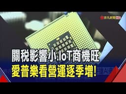 IoT物聯網挹注營收!愛普樂看營運逐季增...布局VHM等產品線搶AI商機 MCU產業回溫!盛群看Q2望優於Q1｜非凡財經新聞｜20250430