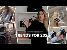 FASHION TRENDS FOR 2025 | RAIDING LUXURY PROMISE STOCK ROOM | OUT IN LONDON VLOG