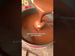 Cheesecake de chocolate y frambuesas  - Recetas Nestlé Postres #shorts