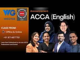 ACCA Classes now in English and Malayalam || Meet Our Expert Faculties || Why Choose WeGyde?