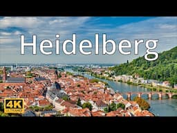 Heidelberg , Germany 🇩🇪 | 4K Drone Footage (With Subtitles)
