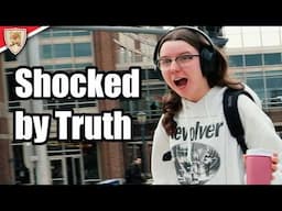 Shocked by Truth: She Lost the Transgender Debate & Throws Her Tea at Him