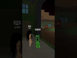 MINECRAFT CREEPER TROLLING ON ROBLOX DH #dahood #robloxchat