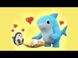 Humpty Dumpty Surprise! 🦖| Nursery Rhymes & Songs for Kids | Shark Academy