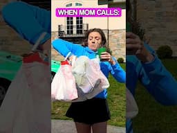 When your MOM calls, you BETTER pick up!! 😱😅