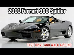 2001 Ferrari 360 Spider Test Drive and Walk Around - Nuccio Auto Group with Chris Moran
